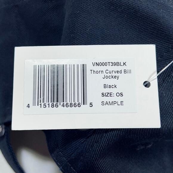 Vans Off The Wall Act Of Disagreement Cap Hat Thorns Black One Size Strapback - Picture 8 of 8